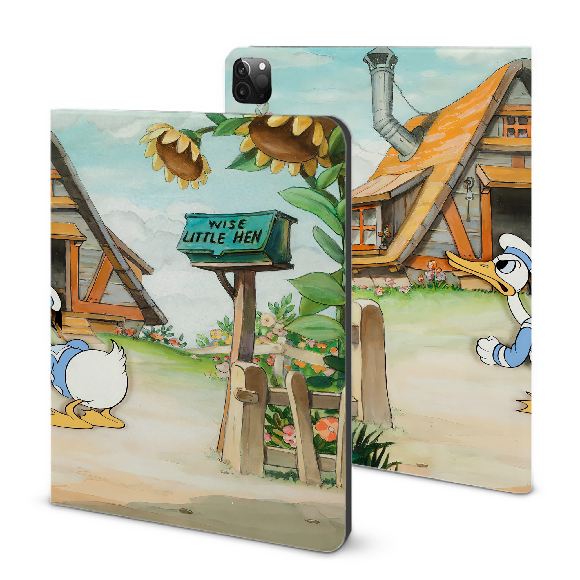 （画像用） ミッキーマウス Mickey Mouse IPadケース ペンホルダー付き ブックスタイルデザイン